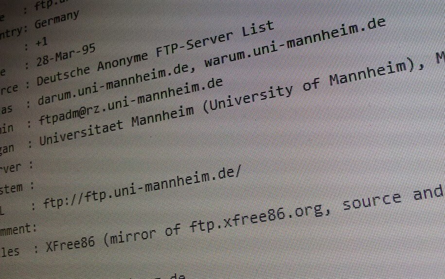 Anonymous Ftp Sites Listing