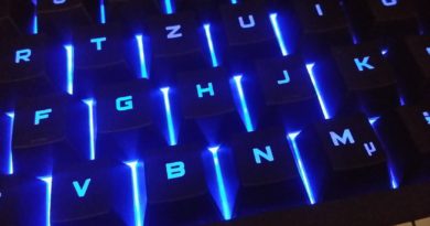 Glowing Keyboard