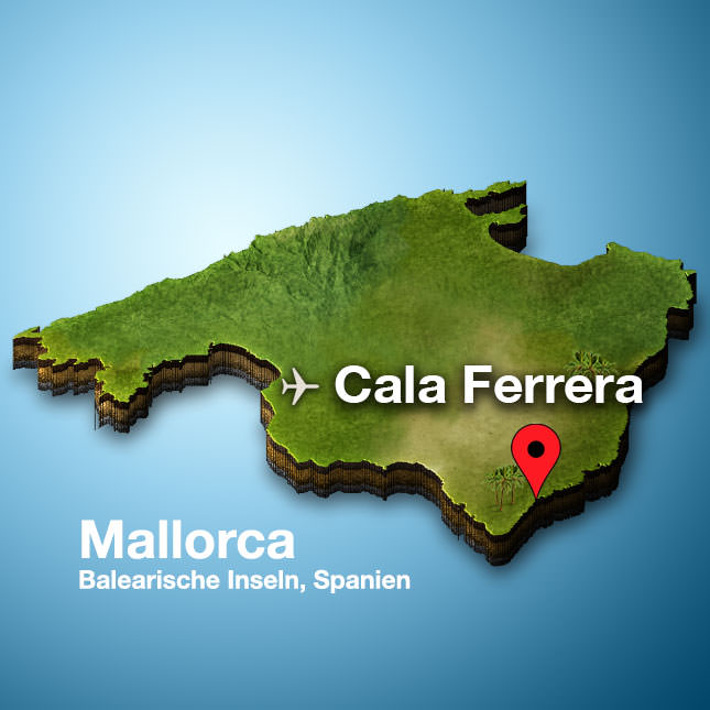 Cala Ferrera Mallorca Landkarte | Nakieken