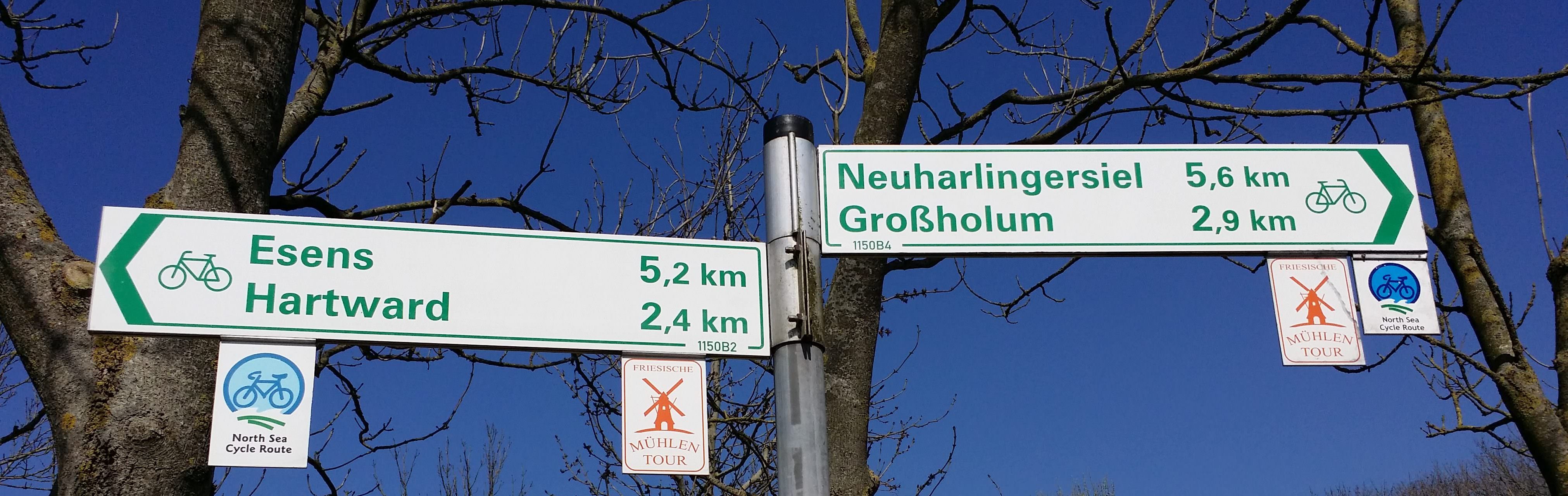 Wegweiser Neuharlingersiel