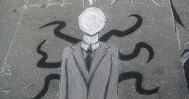 Slender Man Graffitti