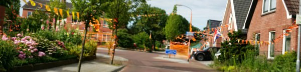 Oranje in der Straße