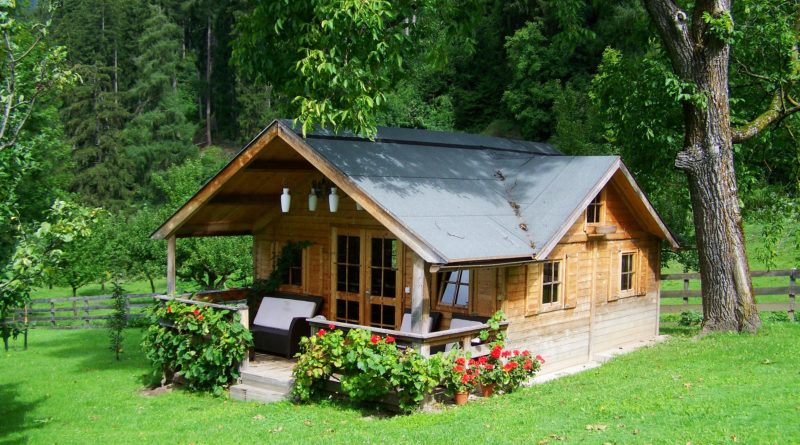 kleines Holzhaus