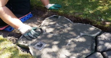 Keine Luftblasen im Beton lassen