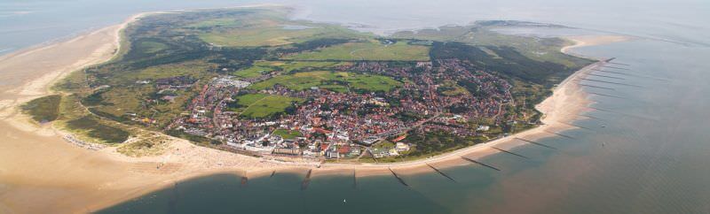 Borkum - Blick über die Insel