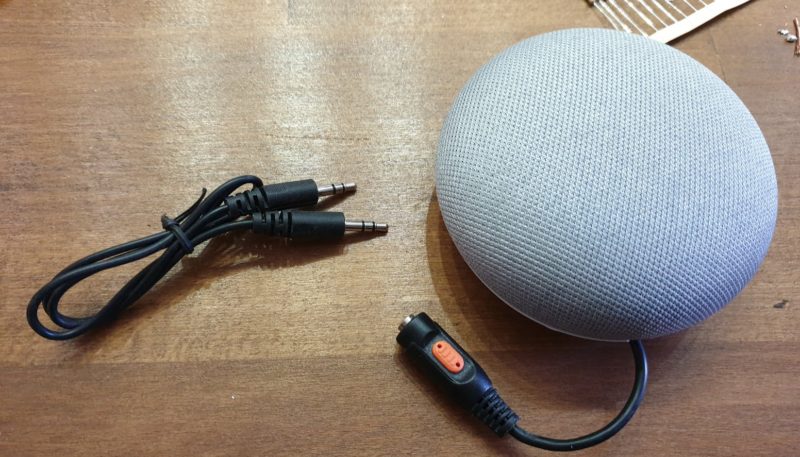 Google Home Mini mit Line-Out