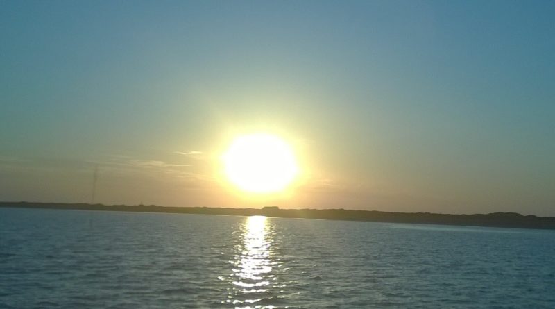Sonnenuntergang vor Juist