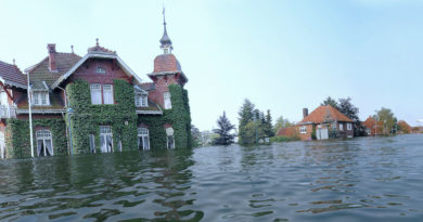 Rhauderfehn überflutet