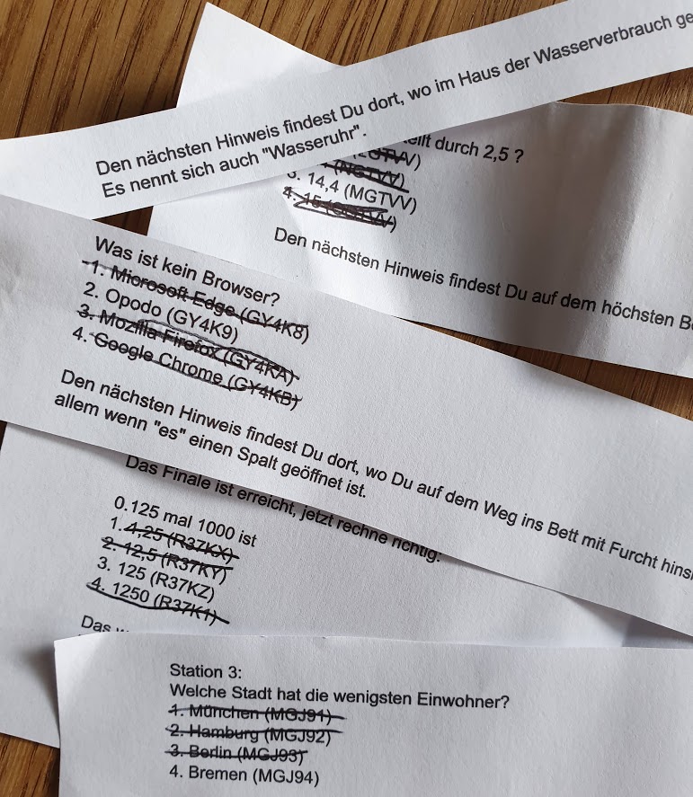 Eine Schnitzeljagd Fur Digitale Inhalte Macht Mude Schuler Munter