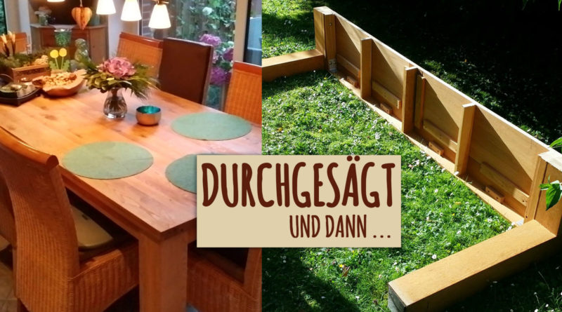 Esstisch zersägt