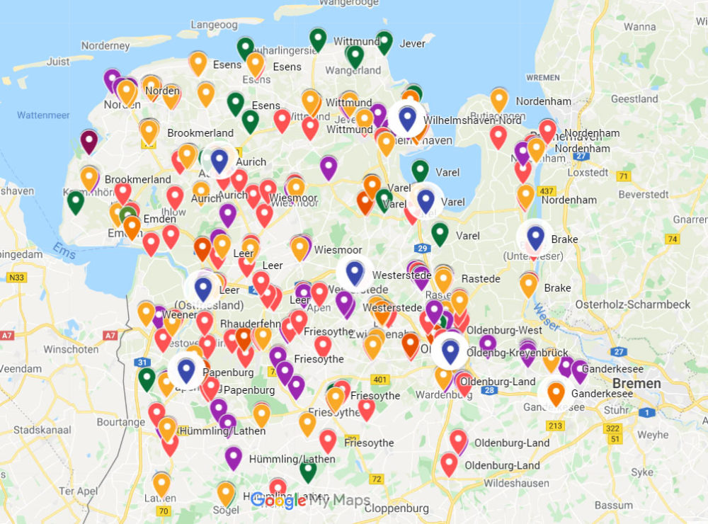 Eigene Excel Daten in Google Maps importieren