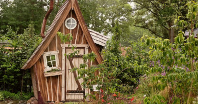 Holzhaus im Garten